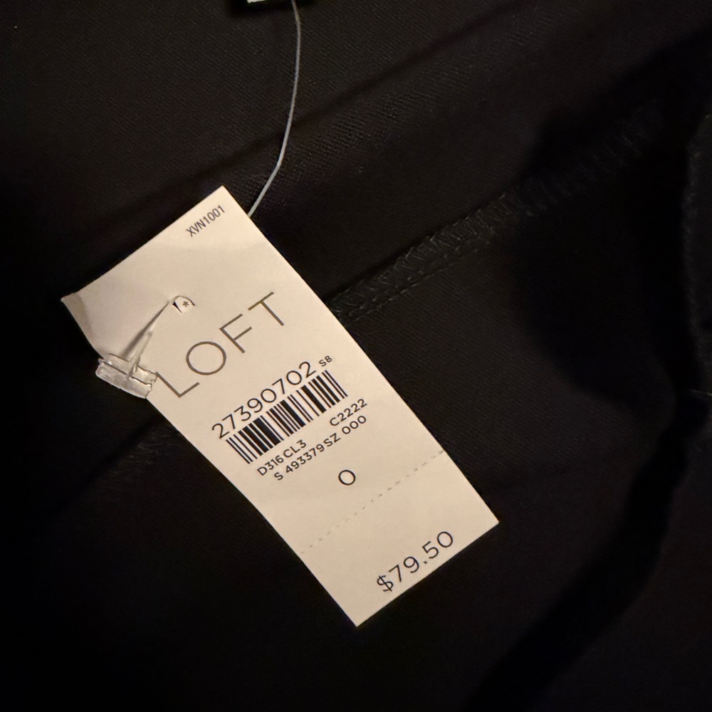 NWT Loft Elegant Little Black Dress - Picture 6 of 7